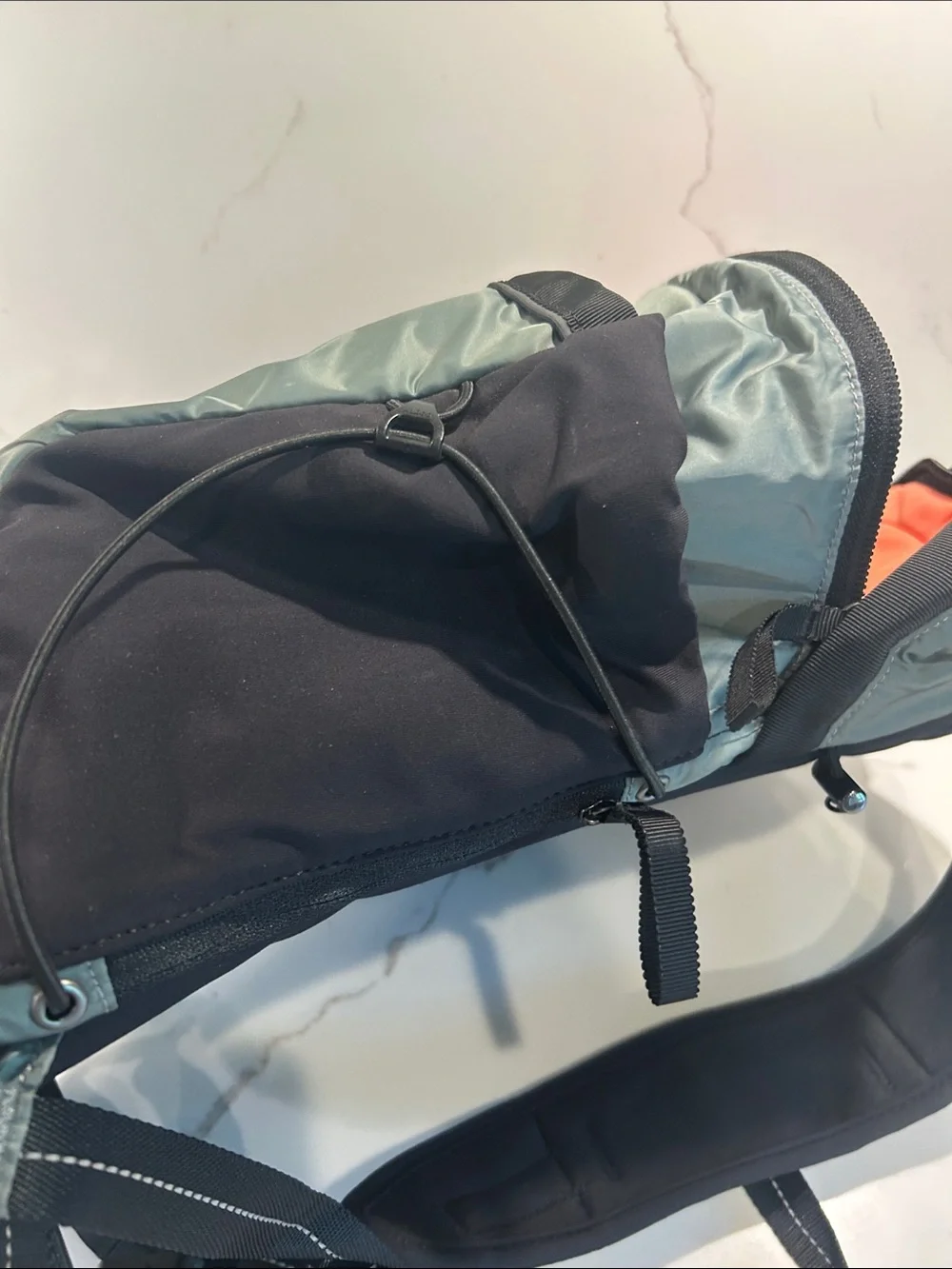 lululemon athletica Men's Sage Green and Black Backpack